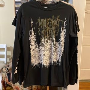 Malignant Altar death metal band 4-Sided long-sleeve tee - Gildan - Men’s Size S